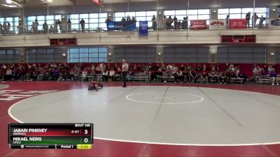 125 lbs Cons. Round 3 - Mikael Neris, Utica vs Jabari Pinkney, Norwich