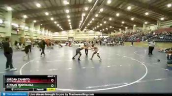 187 lbs Round 3 (4 Team) - Jordan Zambito, Gold Rush Wrestling vs Atticus Rodriguez, Utah Green