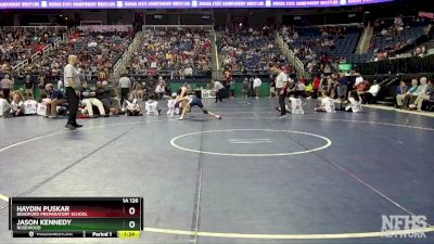 1A 126 lbs Semifinal - Jason Kennedy, Rosewood vs Haydin Puskar, Bradford Preparatory School