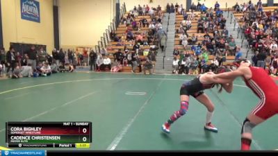 105 lbs Round 1 - Cadence Christensen, Moyer Elite vs Cora Bighley, Somerset Wrestling