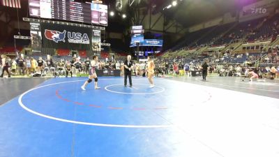 152 lbs Cons 32 #1 - Jada Hall, Illinois vs Teegan Sulentich, Iowa