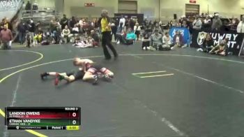 75 lbs Round 3 (4 Team) - Ethan VanDyke, Cardiac Kids vs Landon Owens, MI Pitbulls
