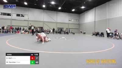 150 lbs Rr Rnd 3 - Brendan Bell, Oklahoma Elite 14u Orange vs Mason Savidan, POWA 14U