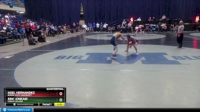 141 lbs Quarterfinal - Axel Hernandez, Buena Vista University vs Eric Kinkaid, Loras College