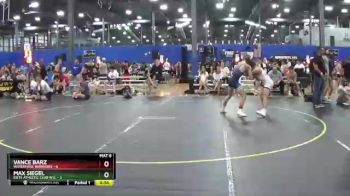 130 lbs Round 2 (6 Team) - Vance Barz, Waterpark Warriors vs Max Siegel, Elite Athletic Club W.E.