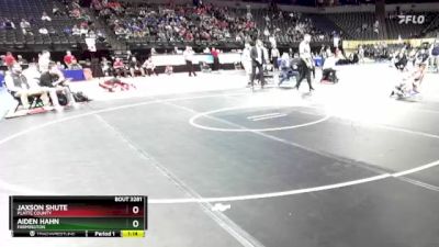 106 Class 3 lbs Semifinal - Aiden Hahn, Farmington vs Jaxson Shute, Platte County