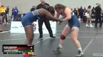 170 lbs Semis & 3rd Wb (16 Team) - Elisa Robinson, Baker University vs Chamira Cooper, University Of The Cumberlands