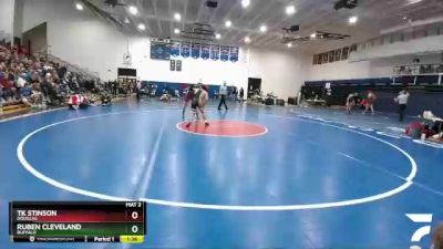 182 lbs Quarterfinal - Ruben Cleveland, Buffalo vs TK Stinson, Douglas