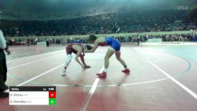 160 lbs Round Of 64 - Riley Storey, Yukon vs Barrett Standley, Bixby