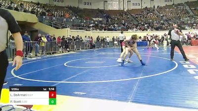 128 lbs Quarterfinal - Landy DeArman, Sulphur vs Preston Scott, El Reno