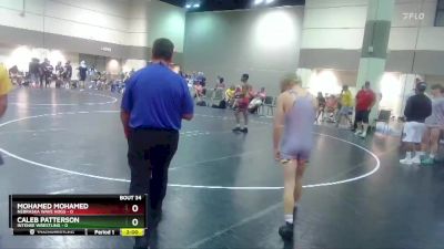 106 lbs Placement Matches (16 Team) - Caleb Patterson, Intense Wrestling vs Mohamed Mohamed, Nebraska Wave Hogs