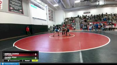 125 lbs Cons. Semi - Aneesa Chavez, Fort Lupton vs Zamira Polk, Overland