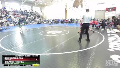 162 Boys Champ. Round 1 - Giovanny Maganda, Guajome Park Academy vs Rahman Ferguson, San Ysidro