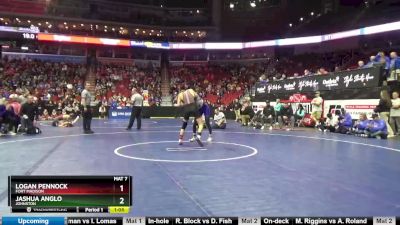 3A-126 lbs Champ. Round 2 - Jashua Anglo, Johnston vs Logan Pennock, Fort Madison