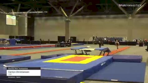 Cardyn Christiansen - Double Mini Trampoline, NSB - 2021 USA Gymnastics Championships