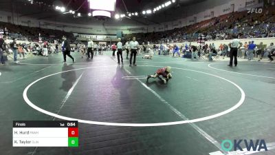 46 lbs Final - Hank Hurd, Pawhuska Elks Takedown vs Knox Taylor, Clinton Youth Wrestling