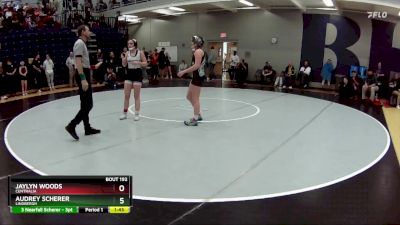 115 lbs. Champ. Round 2 - Jaylyn Woods, Centralia vs Audrey Scherer, Lindbergh