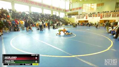 122 Boys Semifinal - Jacob Jones, Rancho Bernardo vs Makai Ito, La Costa Canyon