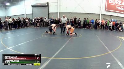 165 lbs Cons. Round 2 - William Jones, VA Elite vs Devin Willis, Powhatan Youth Wrestling Club