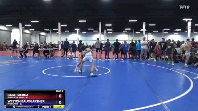 106 lbs Round 2 (8 Team) - Gage Bjerga, Minnesota Blue vs Weston Baumgartner, Maryland