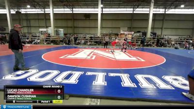 165 lbs Champ. Round 2 - Dawson Cushman, Canfield Middle School vs Lucas Chandler, Kimberly Middle School