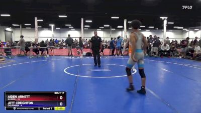 119 lbs Semis & 3rd Wb (16 Team) - Aiden Arnett, Illinois vs Jett Creighton, California