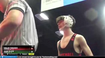 126 lbs Finals (8 Team) - Cameron Chinavare, Dundee HS vs Caden Varela, Whitehall HS