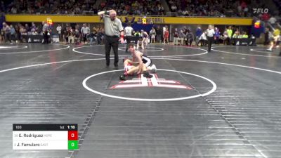 100 lbs Quarterfinal - Elija Rodriguez, Hopewell vs Jack Famularo, Easton