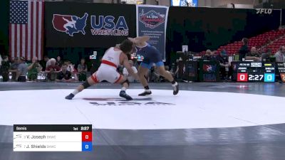 74 kg Semis - Vincenzo Joseph, Sunkist Kids Wrestling Club vs Joshua Shields, Sunkist Kids Wrestling Club