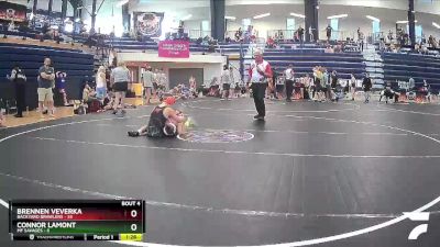 85 lbs Quarterfinals (8 Team) - CONNOR LAMONT, MF Savages vs Brennen Veverka, Backyard Brawlers