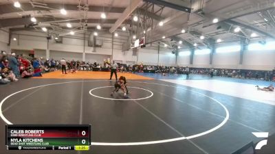 55 lbs Semifinal - Nyla Kitchens, Dead Shot Wrestling Club vs Caleb Roberts, G580 Wrestling Club