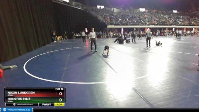 46-50 lbs Round 2 - Nixon Lundgren, Iowa vs Houston Hinz, Iowa