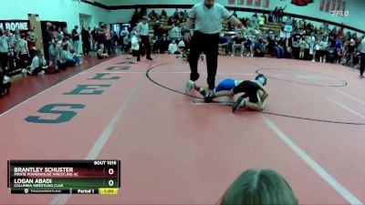 65 lbs Semifinal - Brantley Schuster, Pirate Powerhouse Wrestling Ac vs Logan Abadi, Columbia Wrestling Club