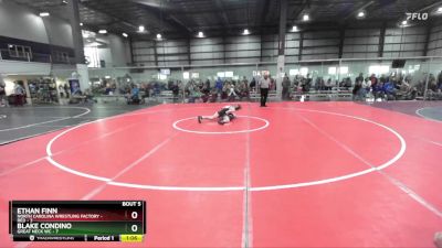 126 lbs Round 3 (4 Team) - Ethan Finn, NORTH CAROLINA WRESTLING FACTORY - RED vs Blake Condino, GREAT NECK WC