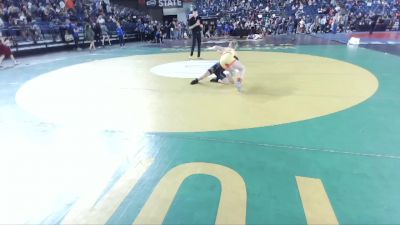 92 lbs Semifinal - Lincoln Brocker, Ferndale Force Wrestling Club vs Chance Shirley, Unattached