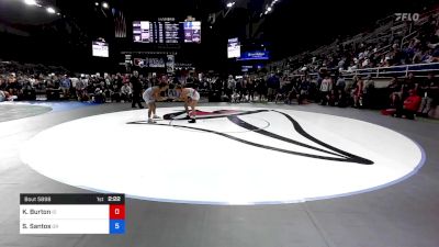 126 lbs Rnd Of 32 - Kolter Burton, Idaho vs Scout Santos, Oregon