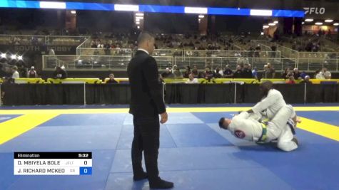DJO MBIYELA BOLEMWA vs JUSTIN RICHARD MCKEOWN 2024 Pan Jiu Jitsu IBJJF Championship