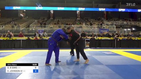 DARIAN B SIMS vs CLINTON JOHNSON III 2024 Pan Jiu Jitsu IBJJF Championship
