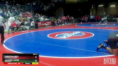 6A-215 lbs Semifinal - Christian Bell, Woodward Academy vs JACKSON LOCKE, Creekview