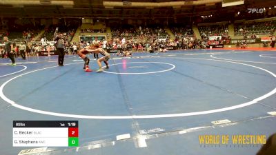 80 lbs Round Of 32 - Casen Becker, Black Fox Academy vs Gabriel Stephens, Arlington Wrestling Club