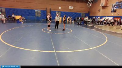 125lbs Cons. Round 6 - Madisen Bowers, Lake Stevens (Girls) vs Haliyah Yanez, Davis (Girls)