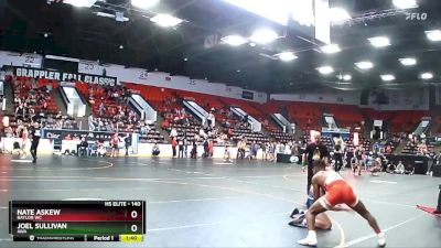 140 lbs Champ. Round 3 - Joel Sullivan, AWA vs Nate Askew, Baylor WC