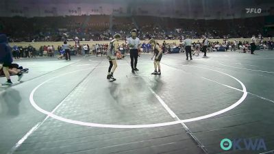 80 lbs 3rd Place - Asher Stites, Cowboy Wrestling Club vs Riley Woods, Salina Wrestling Club