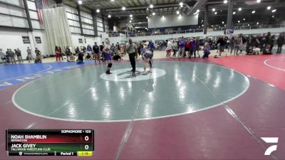 135 lbs Cons. Round 1 - Jack Givey, Tallwood Wrestling Club vs Noah Shamblin, Remington