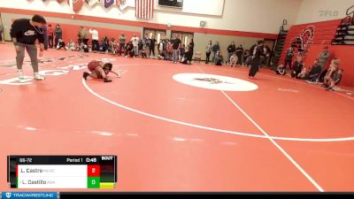 66-72 lbs Round 3 - Landry Castillo, Ascend Wrestling Academy vs Lorenzo Castro, Moses Lake Wrestling Club