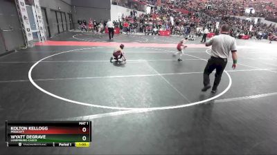 57 lbs Cons. Round 5 - Kolton Kellogg, Prescott vs Wyatt DeGrave, Luxemburg-Casco