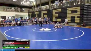132 lbs Quarterfinals (8 Team) - Ryder Rankin, Screven County vs Andrew Jones, Trion