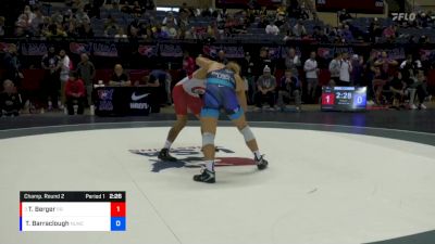 74 lbs Champ. Round 2 - Tyler Berger, Pennsylvania RTC vs Terrell Barraclough, Nittany Lion Wrestling Club