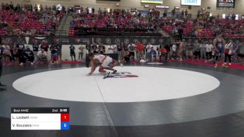 74 kg Semis - Ladarion Lockett, Cowboy Wrestling Club vs Vince Bouzakis, Pennsylvania