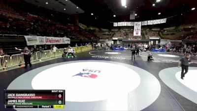 138 lbs Champ. Round 3 - James Ruiz, Rough House Wrestling vs Jack Giangrasso, Vacaville High School Wrestling